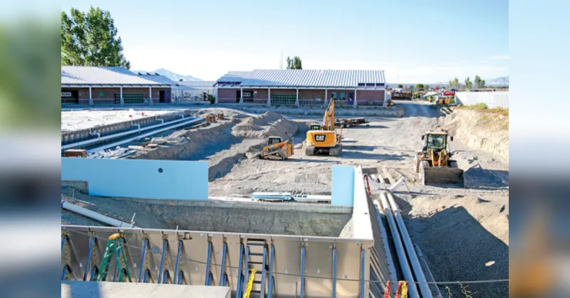 Aquatic Center not open but on schedule