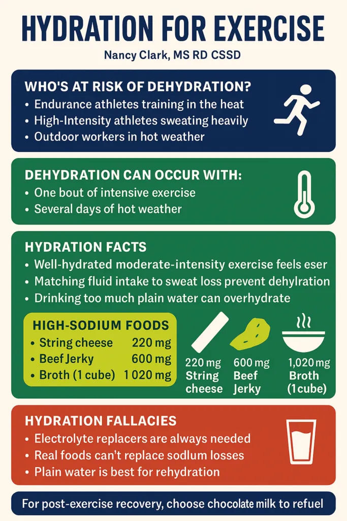 The Athlete's Kitchen -- Hydration and Electrolytes: When do they matter?