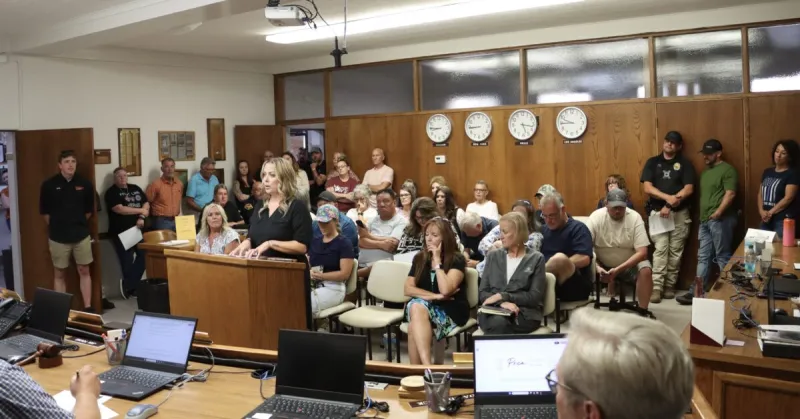 Price City Council Room Overflowing for Public Comment