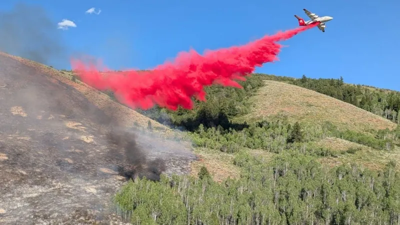 Wildfire prompts closure of Logan Canyon in Cache County