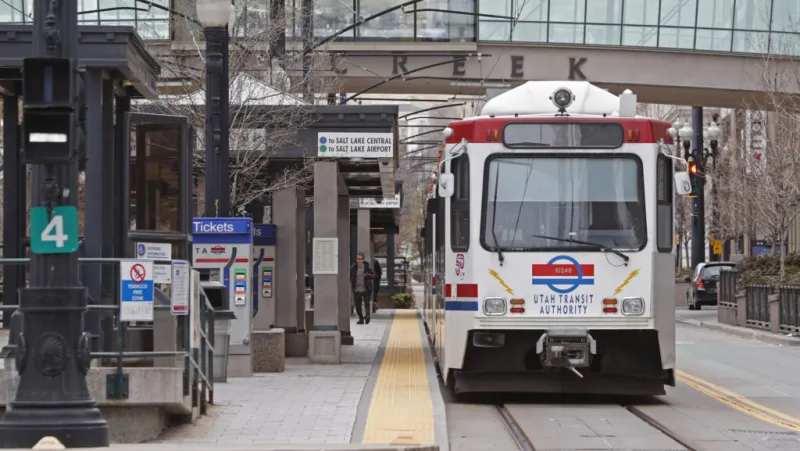 Delays reported on all 3 TRAX lines after truck hits train