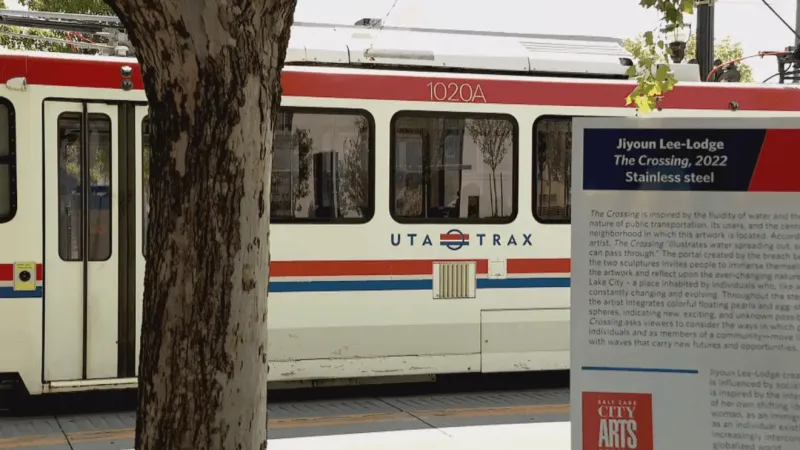 Truck collides with TRAX train in Salt Lake City, causing delays
