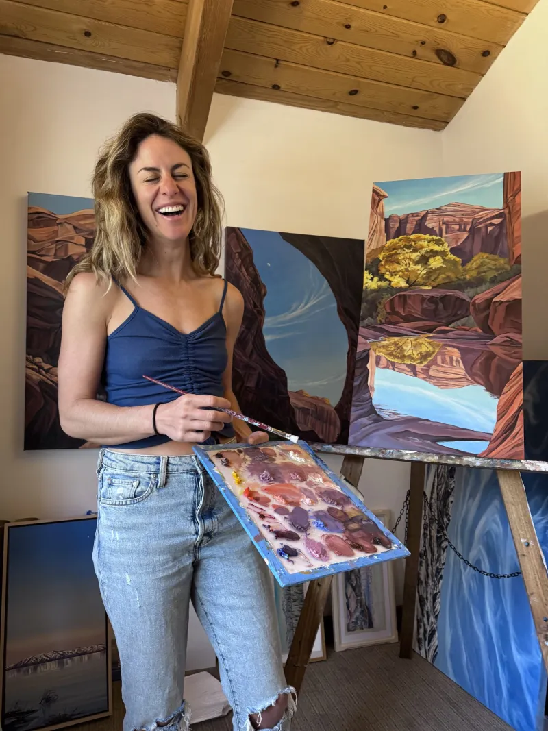 Local painter honored to participate in the Arts Festival