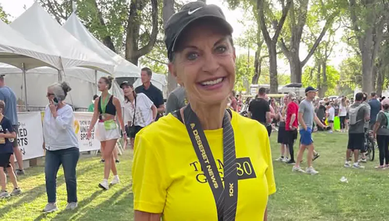 Woman makes milestone run at 2025 Deseret News 10K