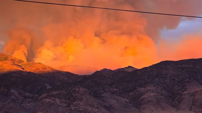 Evacuations ordered for Long Flat, Deep Lake, Big Lake areas in Sevier Co. due to wildfire