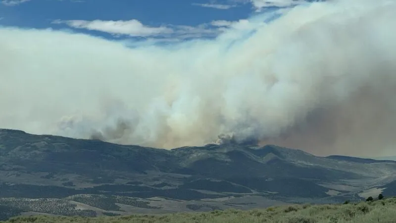 Monroe Canyon Fire expands rapidly in red flag conditions