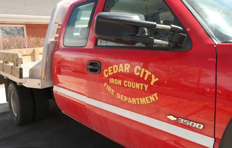 Cedar City man arrested, charged with burning down his home