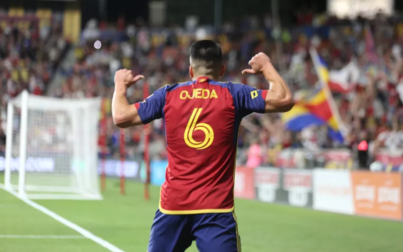 Ojeda's Late Goal Pushes RSL Past San Jose in A Big Win