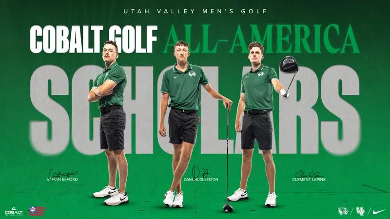 Efford, Huddleston, and Lepine Named Cobalt Golf All-America Scholars