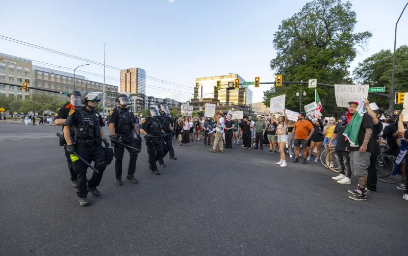 Centerville man charged with punching 2 others during Salt Lake protest