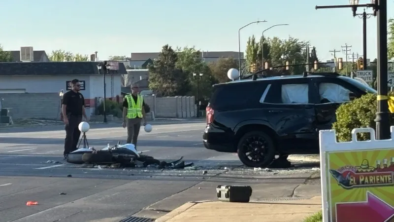 One killed in South Jordan crash involving motorcycle, another vehicle