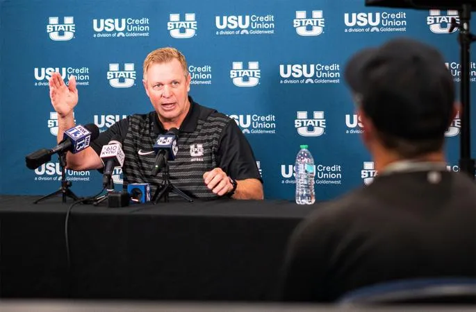 Utah State Football Media Day Press Conference