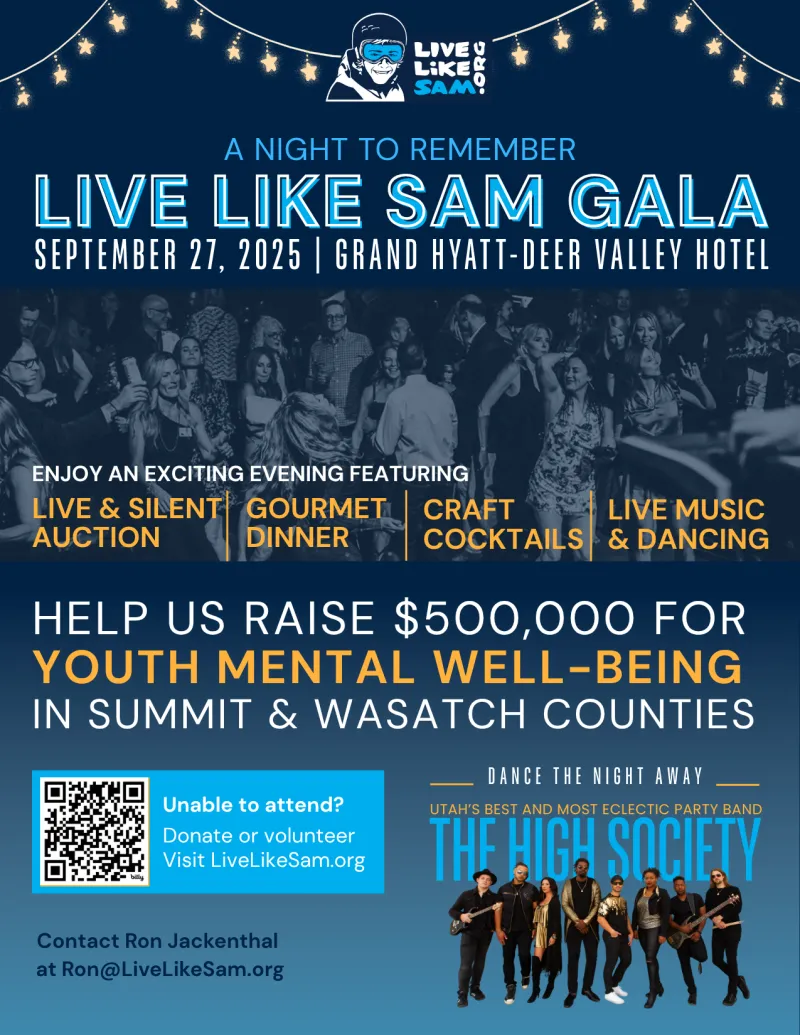 Live Like Sam to host fundraiser at Grand Hyatt Deer Valley