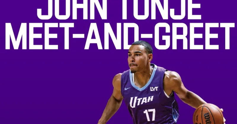 Utah Jazz's John Tonje Set for Meet-and-Greet Tour in Emery and Carbon Counties