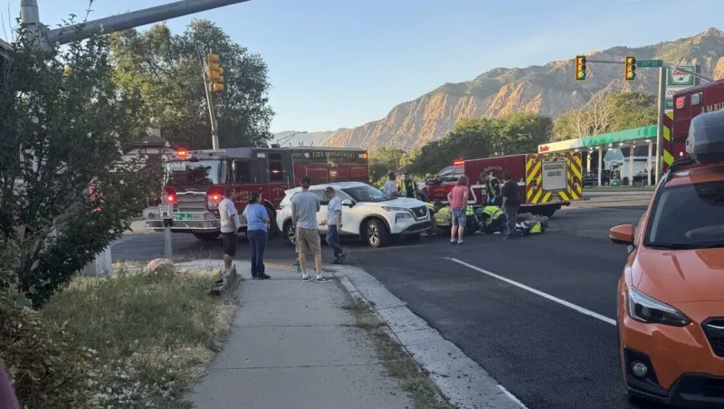 Woman in critical condition after being struck by car in Ogden, police say
