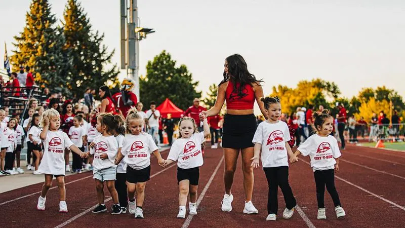 SUU Cheer and Dance to Host Tiny T-Bird Clinic on Game Day