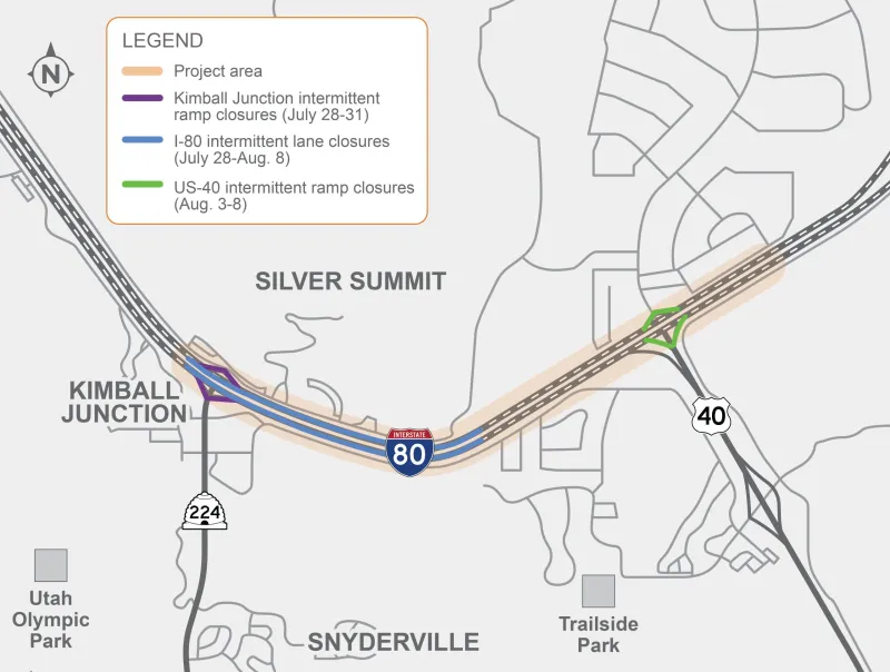 As repaving resumes, I-80 ramps, lanes to close intermittently