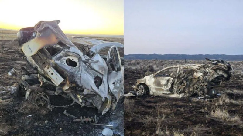 One man dead after crash causes brush fire in Iron County