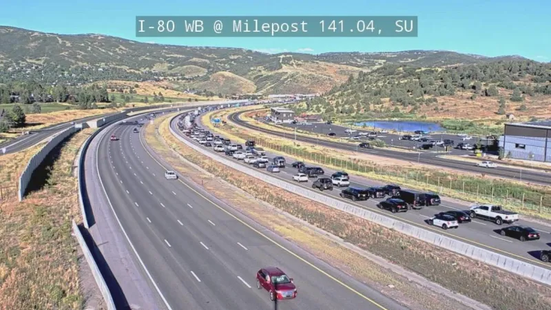 Motorcyclist dead after 3-vehicle crash on I-80