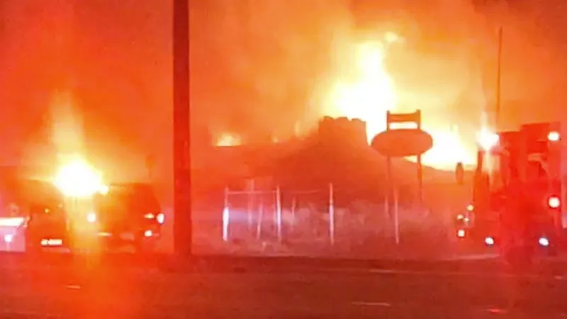 Several people pulled from abandoned building after fire breaks out at old Salt Lake motel