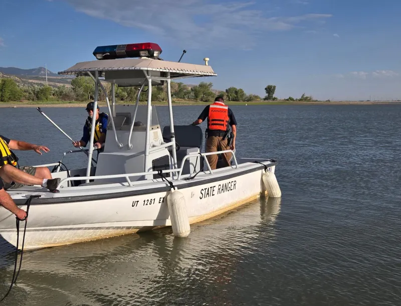 Rescue crews searching for missing man in Willard Bay