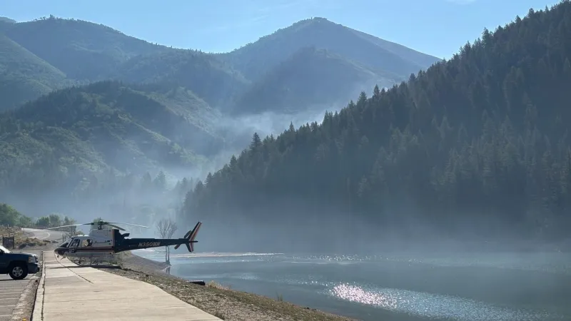 Fire blocks access to Tibble Fork Reservoir, forces closure of American Fork Canyon