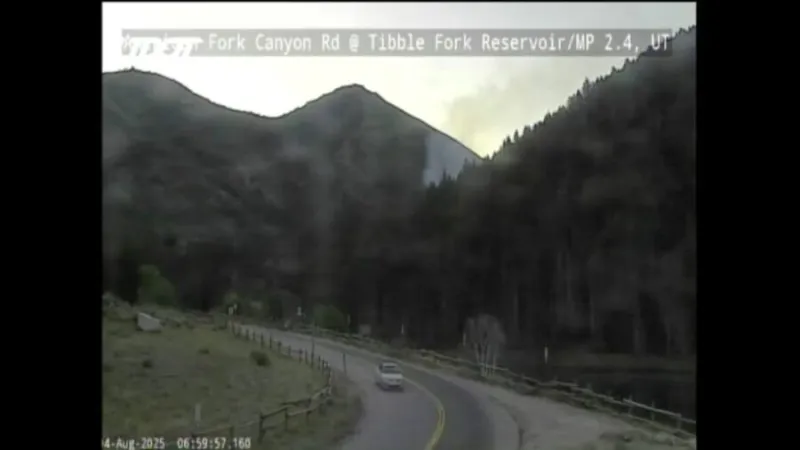 Evacuations ordered after Mill Canyon fire breaks out near Tibble Fork Reservoir