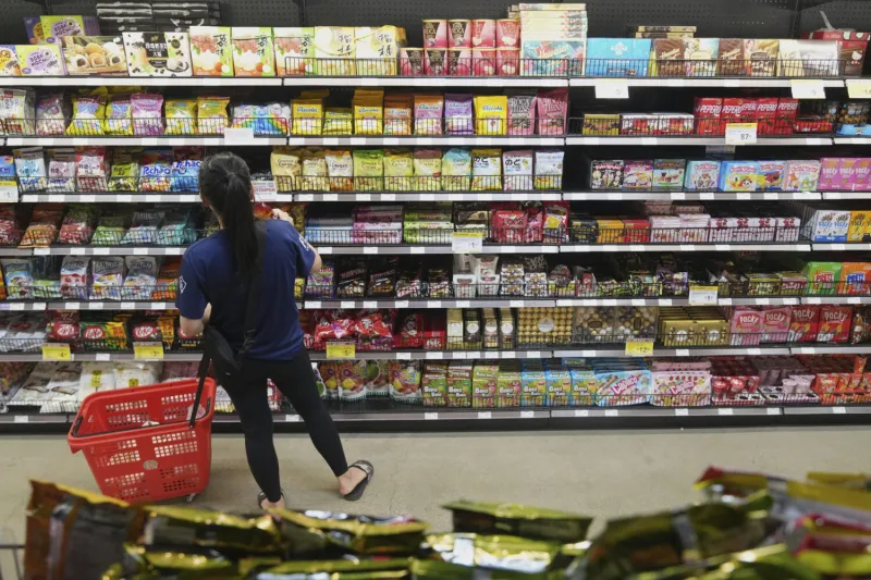 The vast majority of US adults are stressed about grocery costs, an AP-NORC poll finds