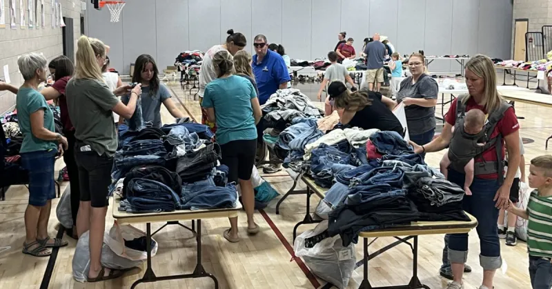 233 People Served with Clothing Drive