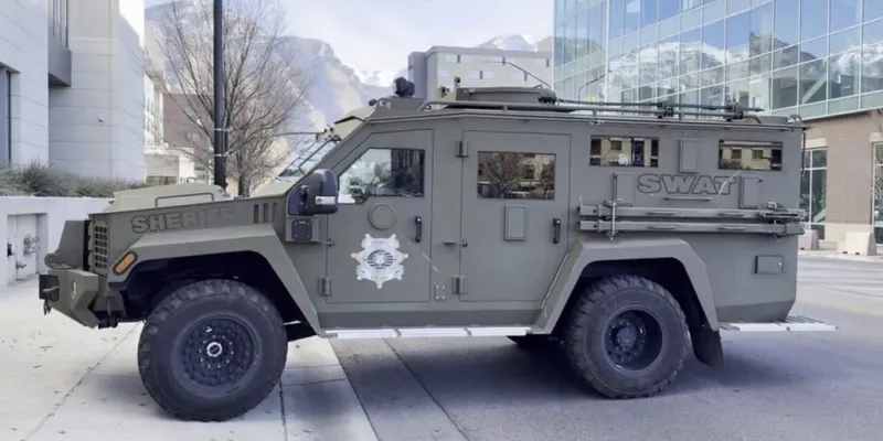 Police convoy, armored SWAT truck descend on Utah courthouse for Tyler Robinson hearing