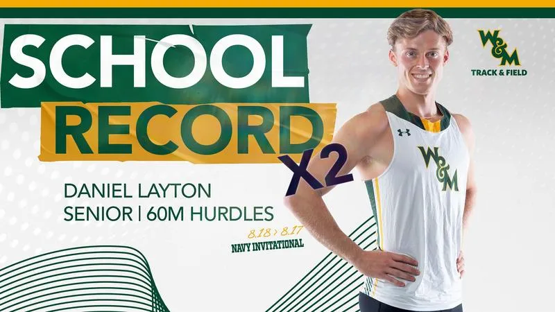 Layton Sets School Record at Navy Invitational