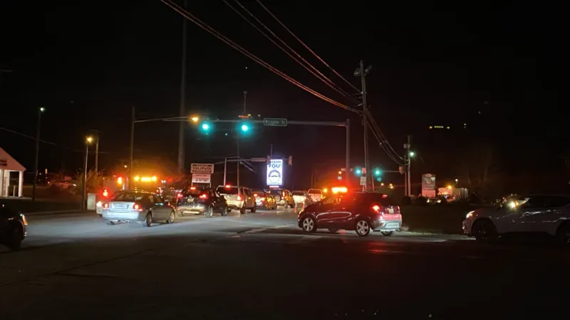 Gas leak shuts down Lynchburg road