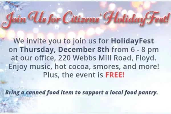 12/8: 2022 Citizens' HolidayFest