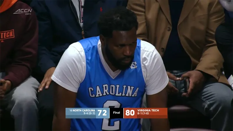 GIFTORY: Frame-by-Frame Highlight Reel of Virginia Tech's 80-72 Win Over No. 18 North Carolina