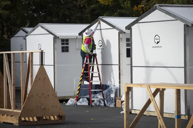 Opening of emergency housing 'pods' in Burlington delayed until January