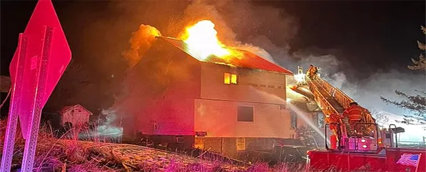 Blaze destroys Chester home, displacing family of eight