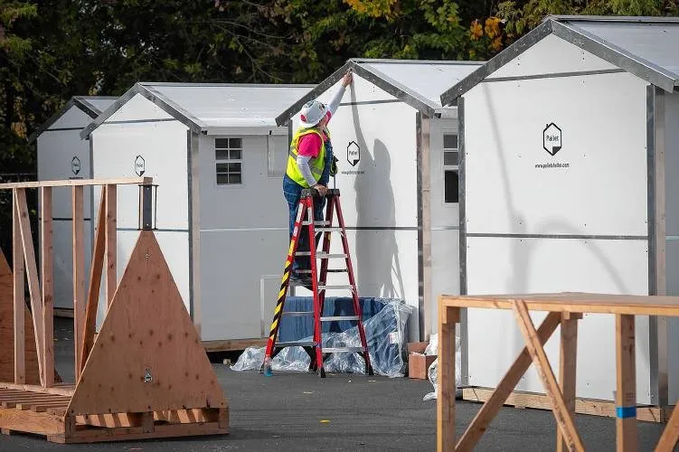 Opening of emergency housing 'pods' in Burlington delayed until January