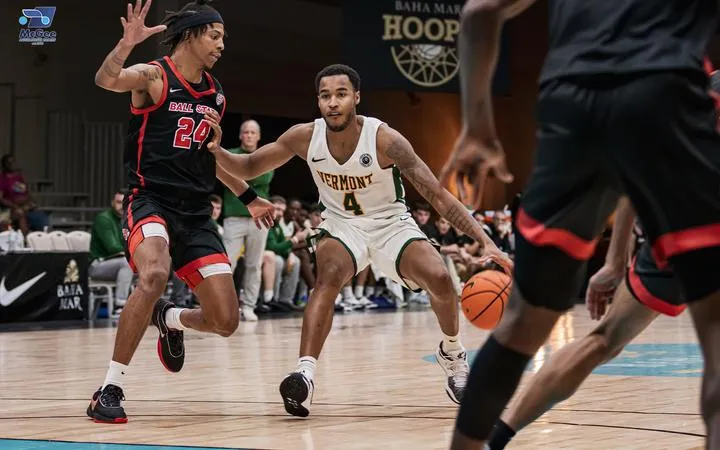 Catamounts Snap Five-Game Skid; Defeat Ball State 78-73 in Nassau Championship