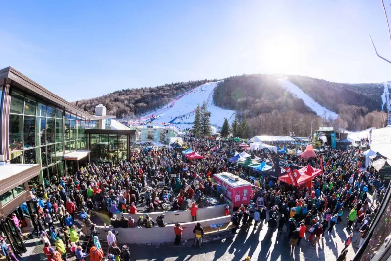 Massive crowd at Killington Cup 2022