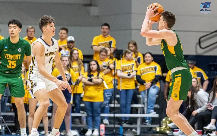 Hot Shooting and Strong Defense Leads Vermont Over Merrimack 66-43