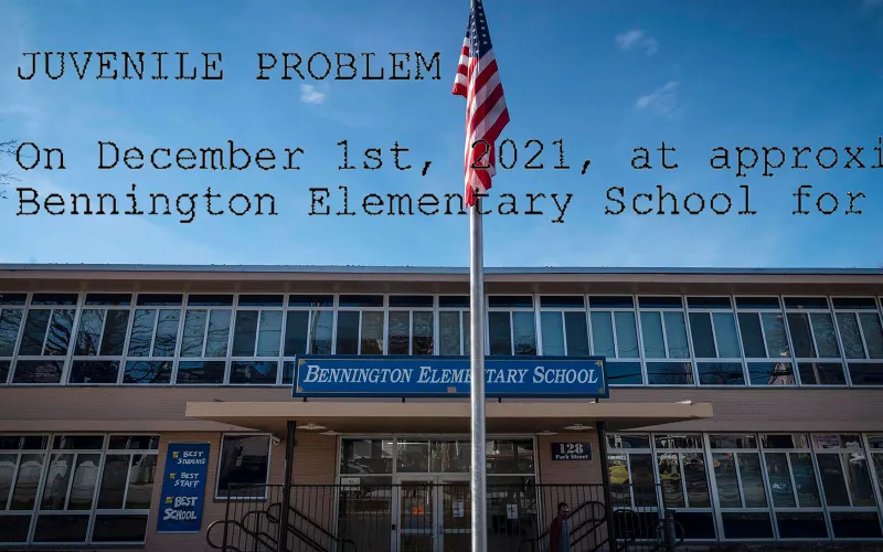 Bennington Elementary School is calling the police on its own students. What's going wrong?