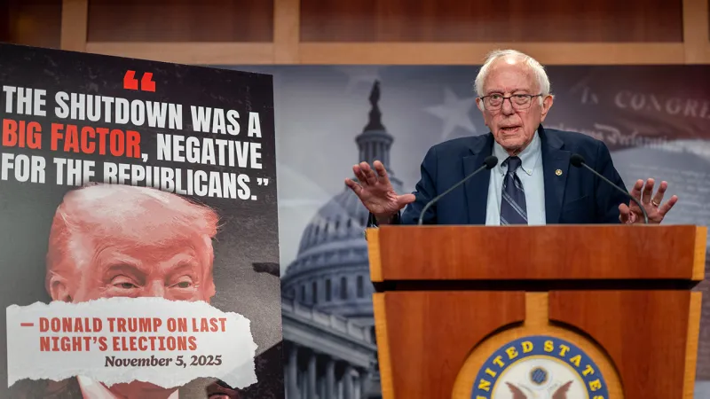 Sanders calls out 8 Senate Democrats for 'very, very bad vote' on government funding measure