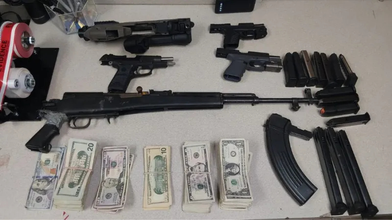 Shelton restaurant employee arrested after $6K burglary, barricaded himself in his garage with firearms