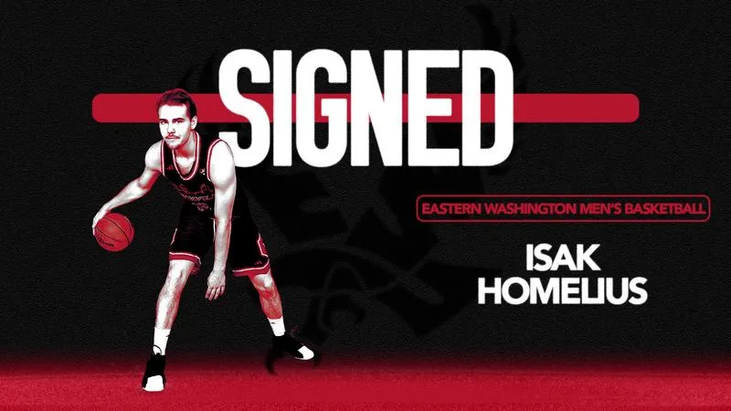 EWU Men's Basketball Adds Swedish Guard Isak Homelius