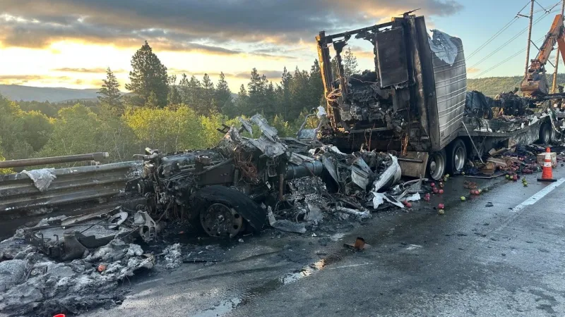 Devastating semi fire closes westbound I-90 near Cle Elum for hours