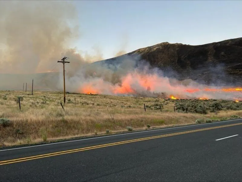 Roza Fire In Yakima Canyon Now At 50% Containment