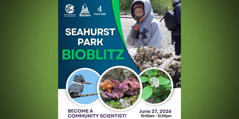 REMINDER: Become a Community Scientist at Environmental Science Center's annual BioBlitz this Saturday, June 27