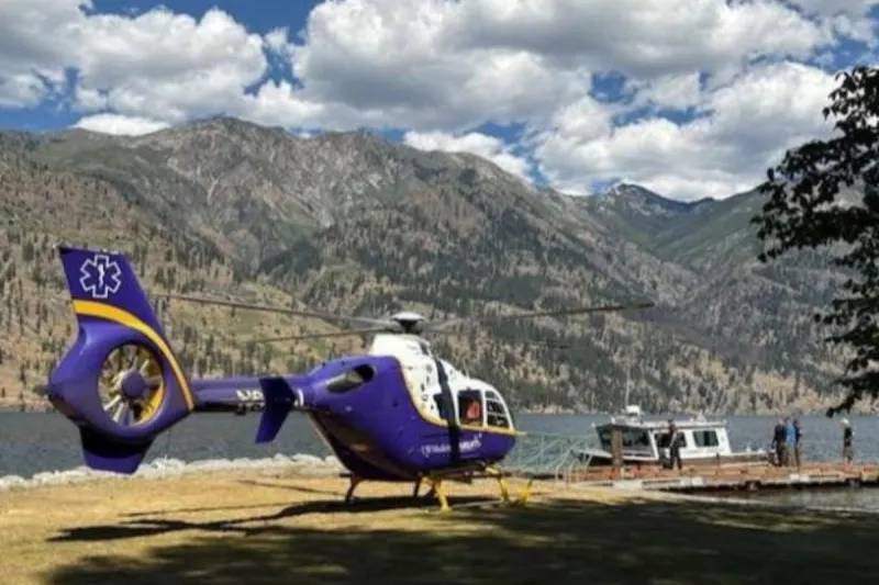 Helicopter Rescue Follows Serious Lake Chelan Hiking Fall