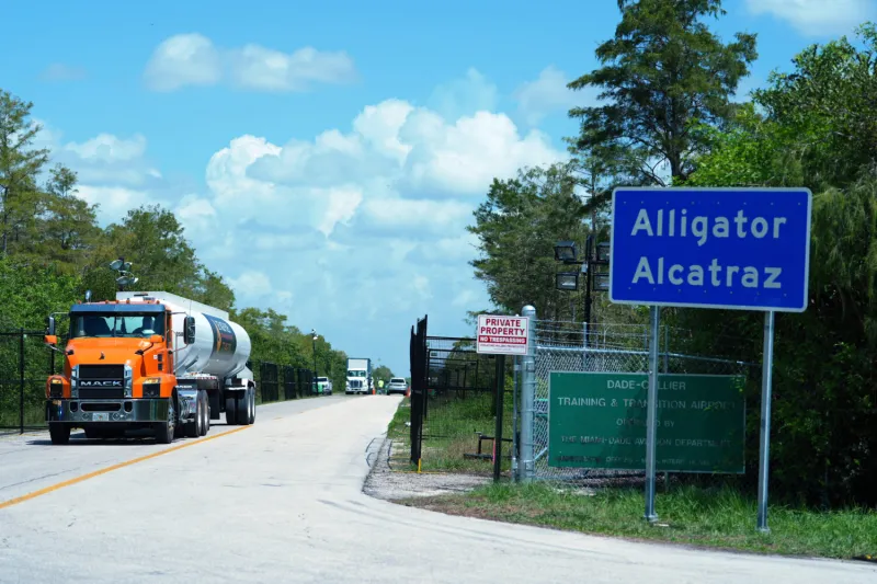 'Alligator Alcatraz' immigration detention center in Florida is officially closed, governor says