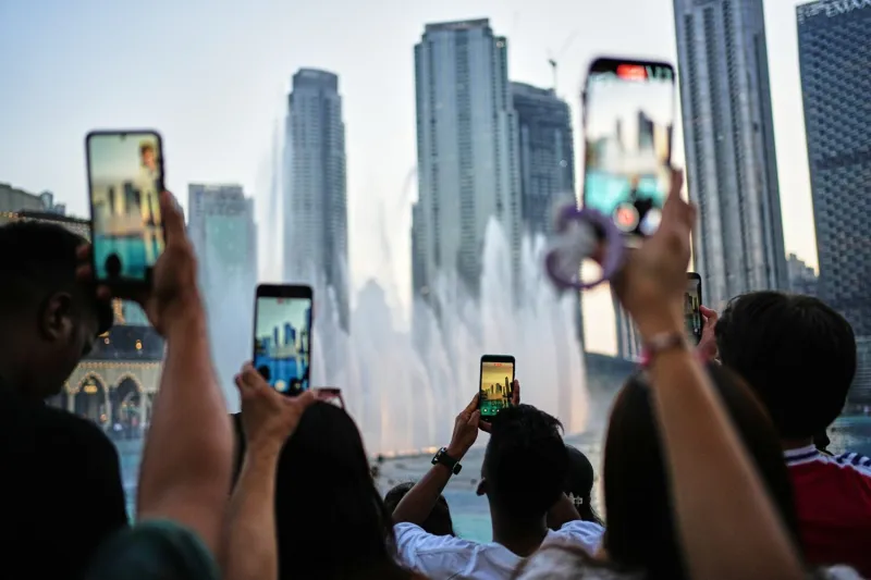 Missile alert goes off in Dubai, in the United Arab Emirates, warning of an incoming projectile